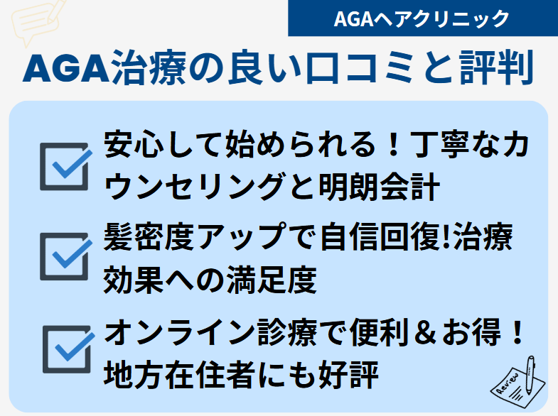 AGAヘアクリニック 口コミ