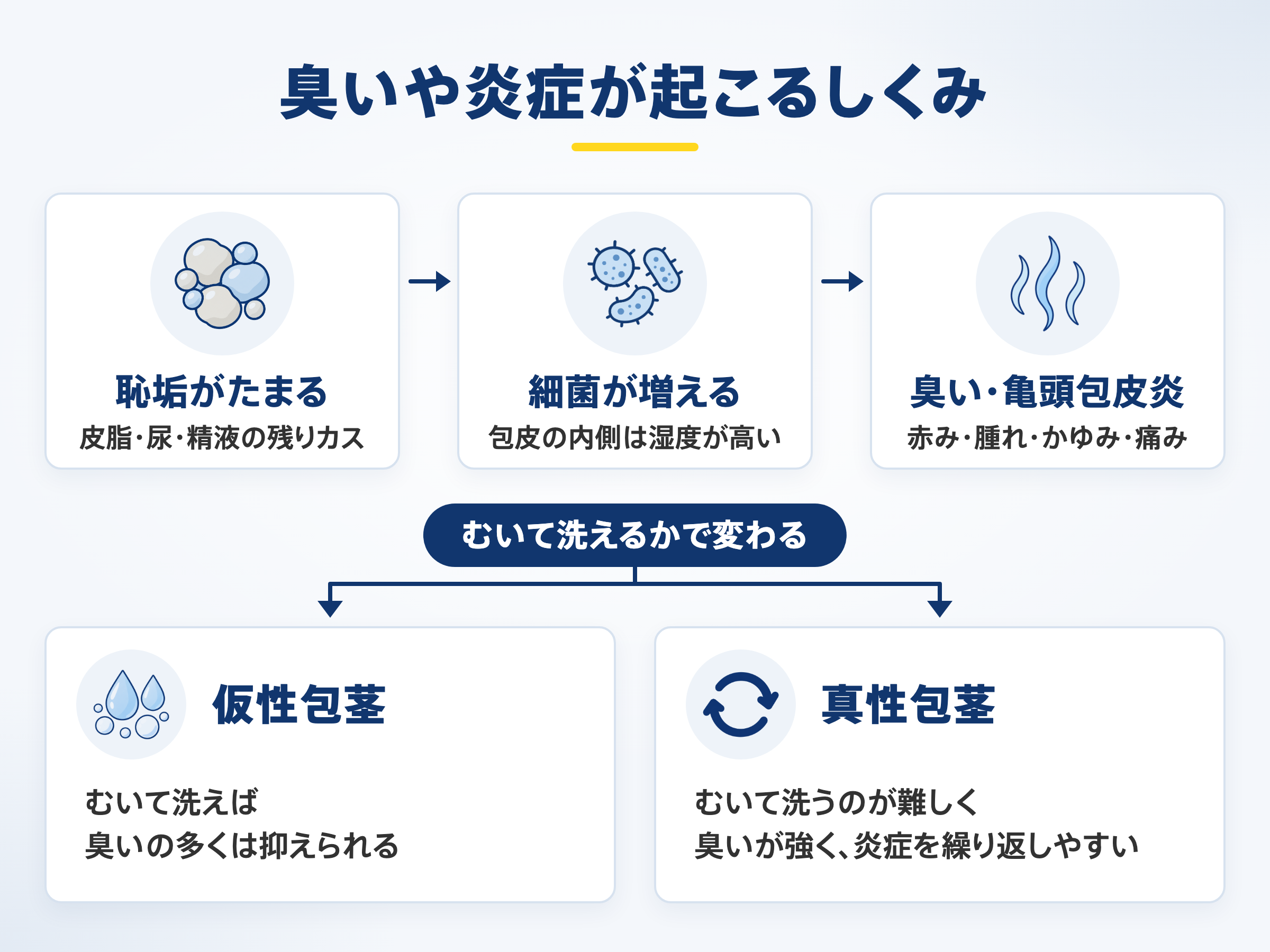 臭いや炎症が起こるしくみ